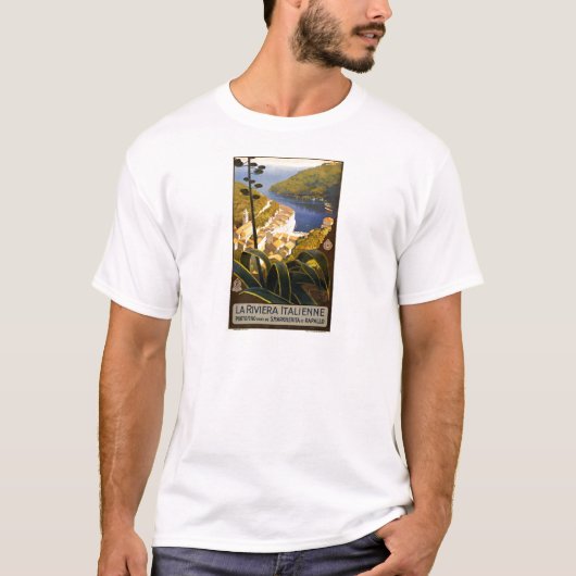 Vintag Portofino Italien T-Shirt (Vorderseite)