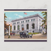 Vintag Post Office Mansfield Ohio Postkarte (Vorderseite)
