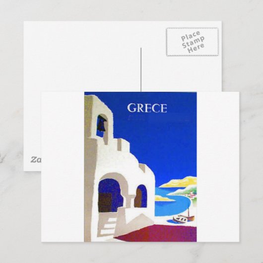 Vintag Postkarte (Vorne/Hinten)