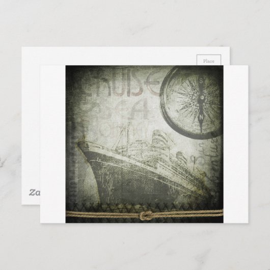 Vintag Postkarte (Vorne/Hinten)