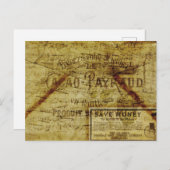 Vintag Postkarte (Vorne/Hinten)