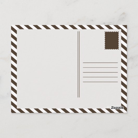 Vintag Postkarte (Rückseite)