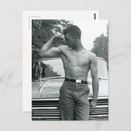 Vintag Postkarte (Vorne/Hinten)