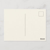Vintag Postkarte (Rückseite)