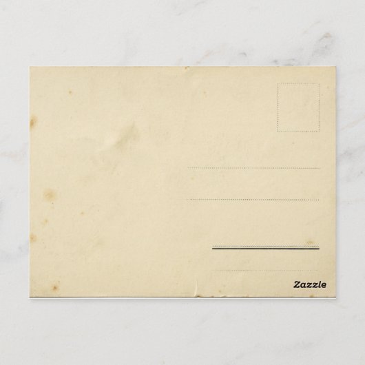 Vintag Postkarte (Rückseite)