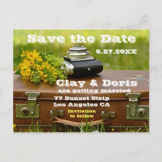 Vintag Postkarte (Vorderseite)