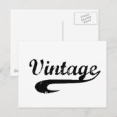Vintag Postkarte (Vorne/Hinten)