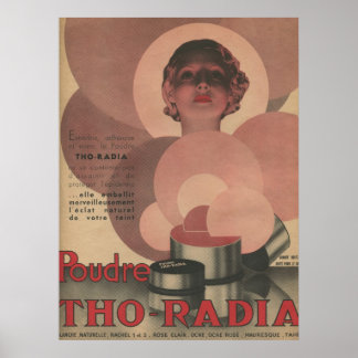 Vintag Poudre Tho Radia Poster