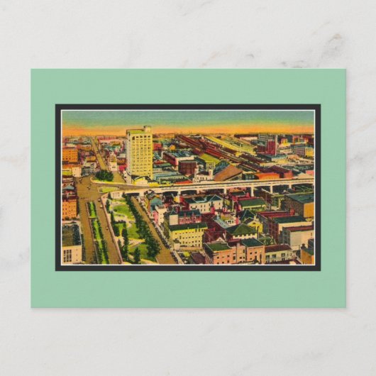 Vintag Preston Gardens Baltimore MD Postkarte (Vorderseite)