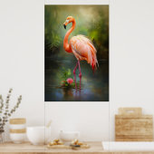 Vintag Pride Flamingo Poster (Küche)