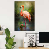 Vintag Pride Flamingo Poster (Heimbüro)