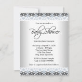 Vintag Prince Baby Boy Dusche Einladung (Rückseite)