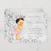 Vintag Princess Baby Dusche Einladung (Vorne/Hinten)