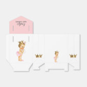 Vintag Princess Baby Dusche Gefälligkeitsboxen Blo Geschenkschachtel (Ungefaltet)