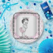 Vintag Princess Baby Dusche Pappteller (Party)