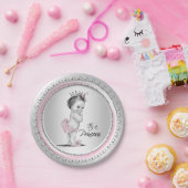 Vintag Princess Baby Duschpapier Teller (Party)