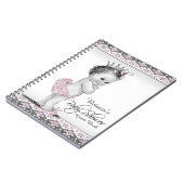 Vintag Princess Baby Showbook Notizblock (Linke Seite)