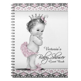 Vintag Princess Baby Showbook Notizblock