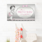 Vintag Princess Girl Baby Dusche Banner (Insitu)