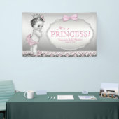 Vintag Princess Girl Baby Dusche Banner (Messeveranstaltung)