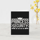 Vintag Princess Security Boys Brother Birthday Da Karte (Gelbe Blume)