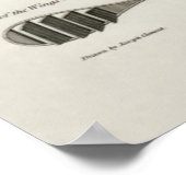 Vintag Print Hot Air Ballon Aeronautics Poster (Ecke)