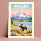 Vintag Provo Utah Postkarte