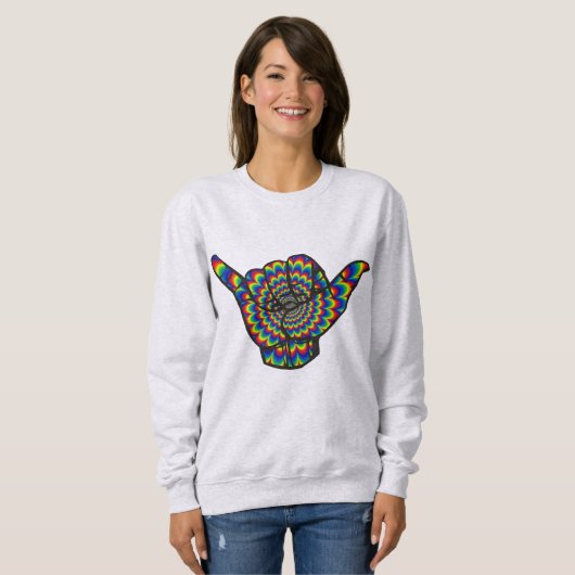 Vintag Psychedelische Hippie-T - Shirt & Sweatshir (Vorne ganz)