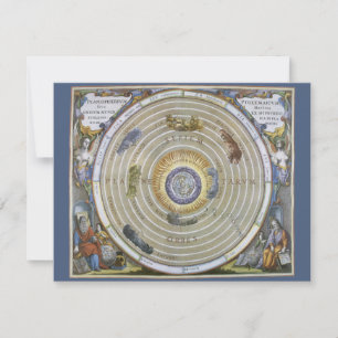 Vintag Ptolemaic Planisphere von Andreas Cellarius