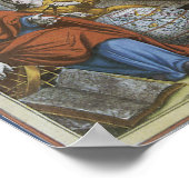 Vintag Ptolemaic Planisphere von Andreas Cellarius Poster (Ecke)