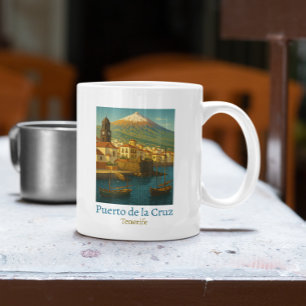 Vintag Puerto de la Cruz Tenerife Kaffeetasse