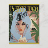 Vintag Puerto Rico Reisen Postkarte (Vorderseite)