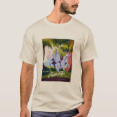 Vintag Puerto Rico Reisen Tropische Unisex T-Shirt (Vorderseite)