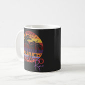 Vintag Puerto Rico Summer Beach Kaffeetasse (Vorderseite Links)