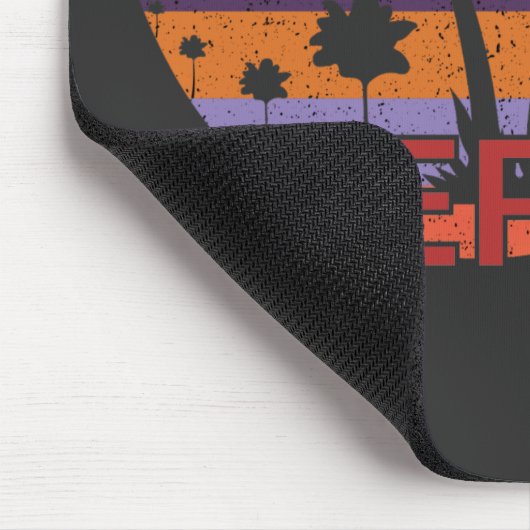 Vintag Puerto Rico Summer Beach Mousepad (Ecke)