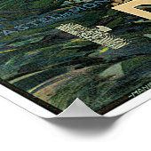 Vintag Puglia Italien Burg Poster (Ecke)