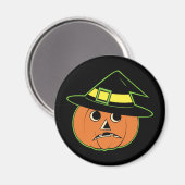 Vintag Pumpkin Hexenmagnet Magnet (Vorderseite/Rückseite)