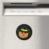 Vintag Pumpkin Hexenmagnet Magnet (In Situ (Geschirrspüler))