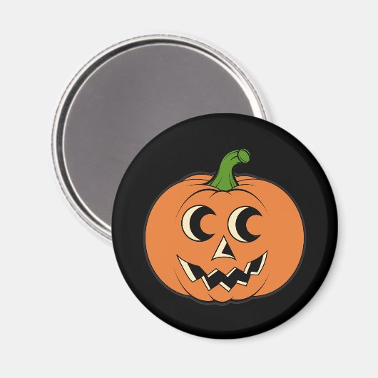 Vintag Pumpkin Magnet (Vorderseite/Rückseite)