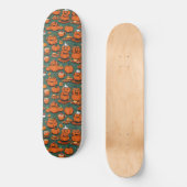 Vintag Pumpkin Monster Party Joy Skateboard (Vorderseite)