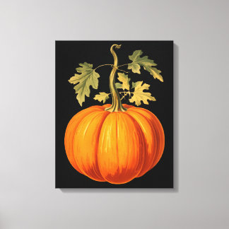 Vintag Pumpkin Print Leinwanddruck
