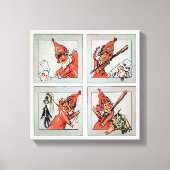 Vintag Punch und Judy Leinwanddruck (Vorderseite)