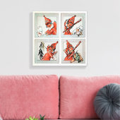 Vintag Punch und Judy Leinwanddruck (Insitu (Wohnzimmer))