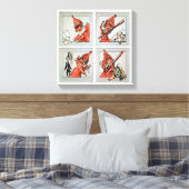 Vintag Punch und Judy Leinwanddruck (Insitu (Schlafzimmer))