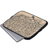 Vintag Purkinje Neuron Anatomisch Zeichnend Arzt Laptopschutzhülle (Vorne Knopf)