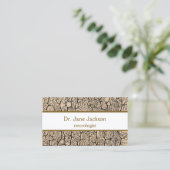 Vintag Purkinje Neuron Zeichnend Neurologe Doktor Visitenkarte (Stehend Vorderseite)