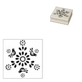 Vintag Pyrex Pattern - Freundschaft (Penn Dutch) Gummistempel (Stempel)