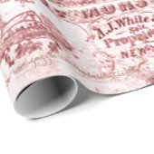 "Vintag-Quackery" Geschenkpapier (Rolleneckpunkt)