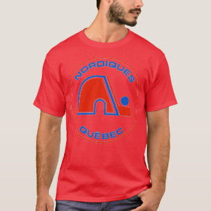 Vintag Quebec Hockey Retro Nordiques T-Shirt