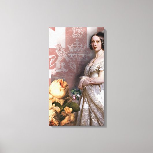 Vintag Queen Victoria Leinwanddruck (Vorderseite)